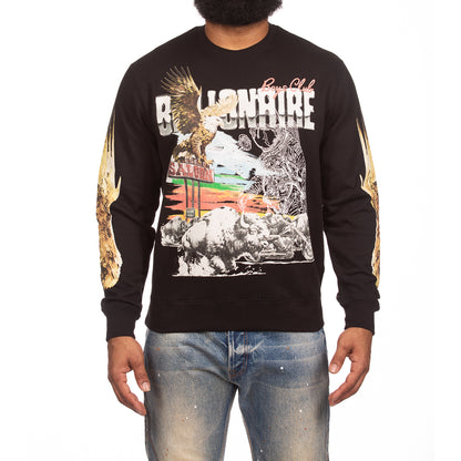 Billionaire Boys Club clothing men sweatshirt BB Desert Eagle crewneck 841-8316