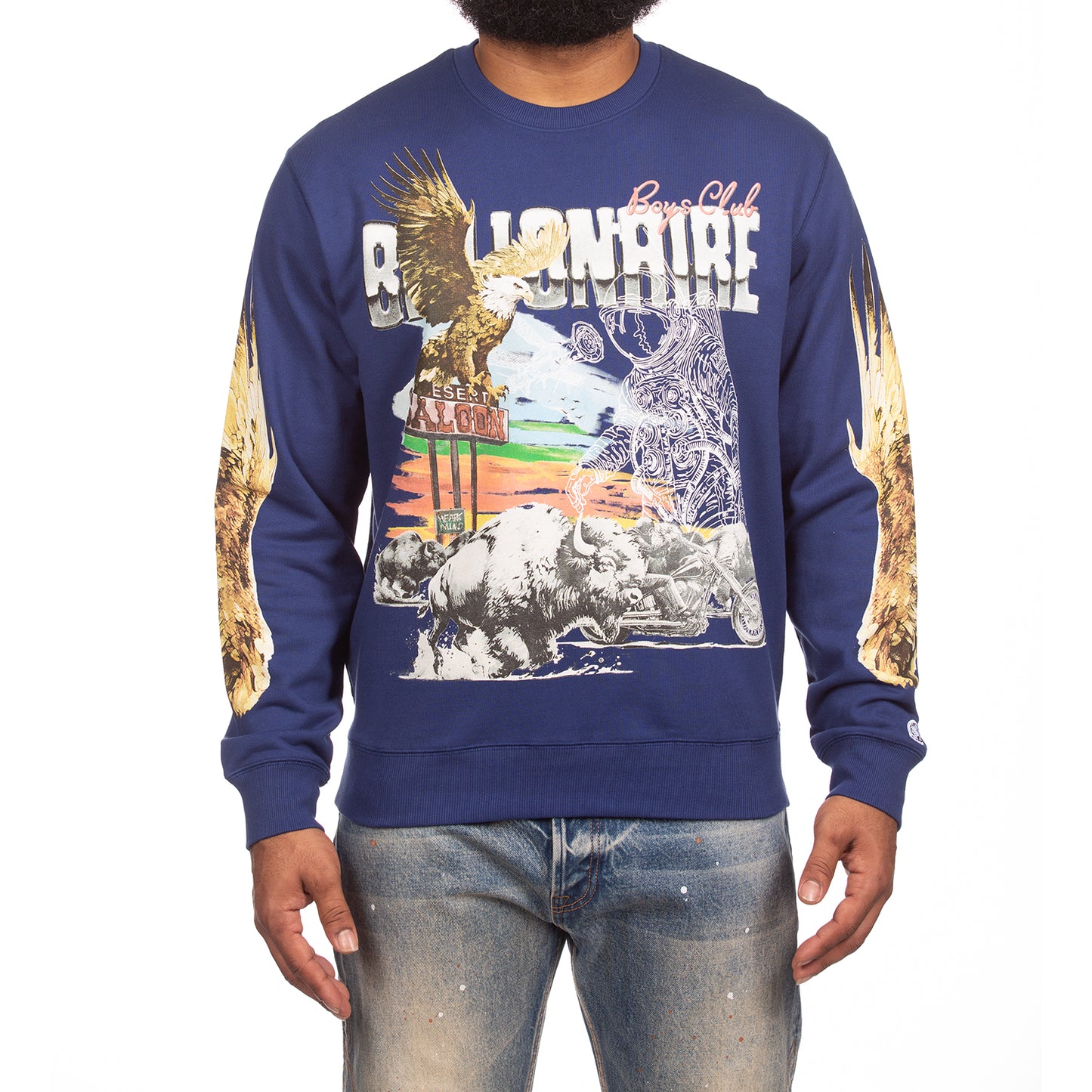 Billionaire Boys Club clothing men sweatshirt BB Desert Eagle crewneck 841-8316