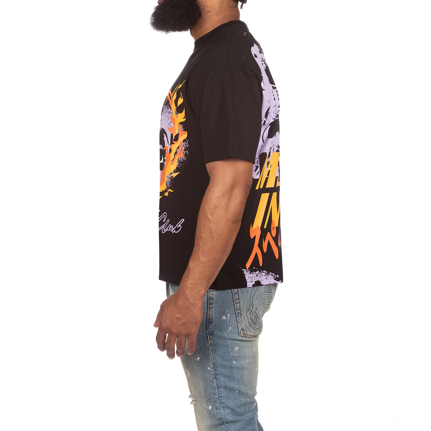 Billionaire Boys Club clothing men t-shirt BB Meet Me in Space knit tee cropped fit 841-8317