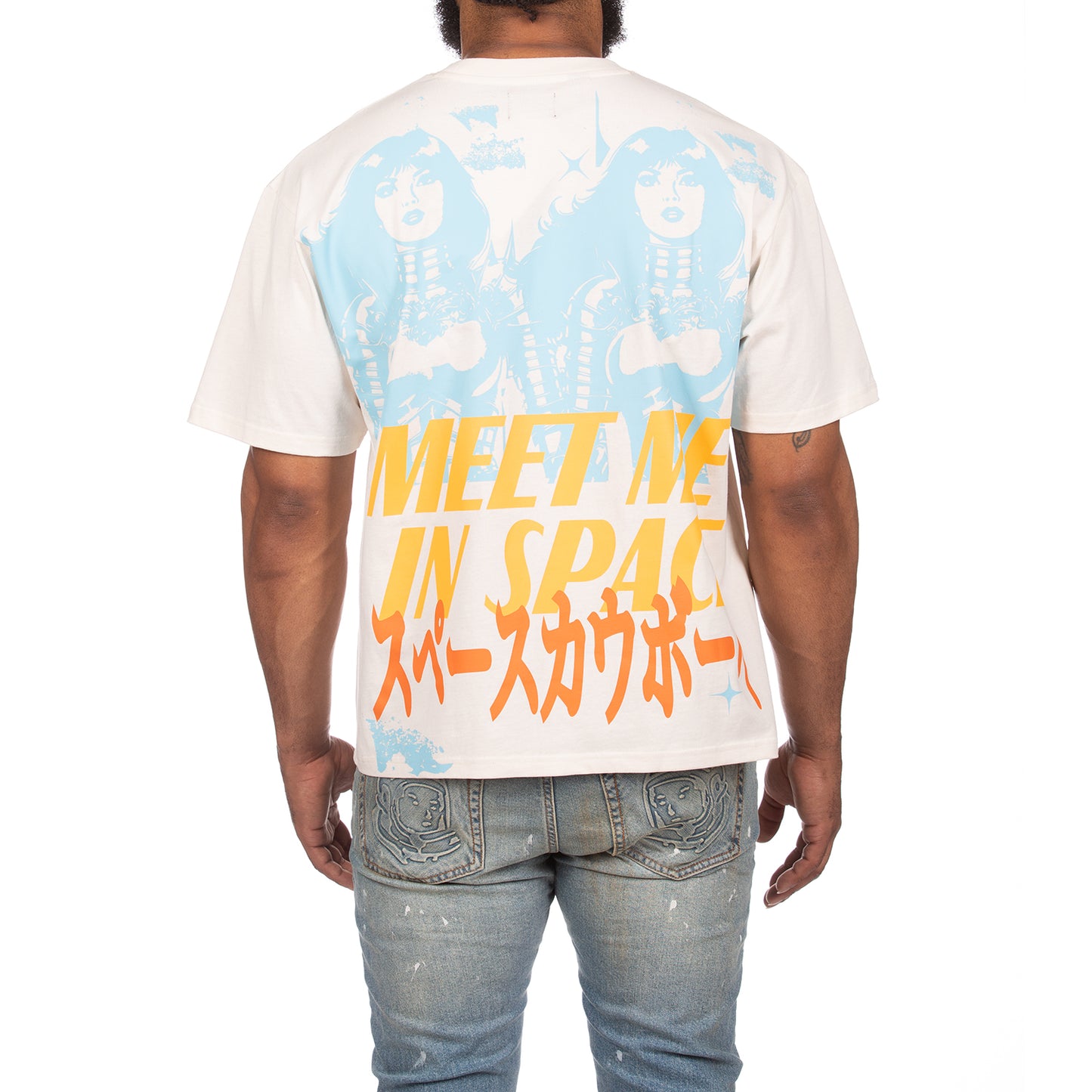 Billionaire Boys Club clothing men t-shirt BB Meet Me in Space knit tee cropped fit 841-8317