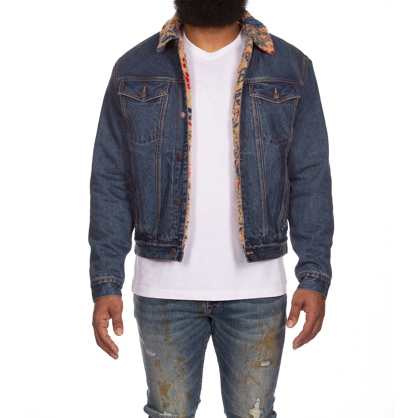 Billionaire Boys Club Clothing men jean jacket BB Loaded denim 841-8400