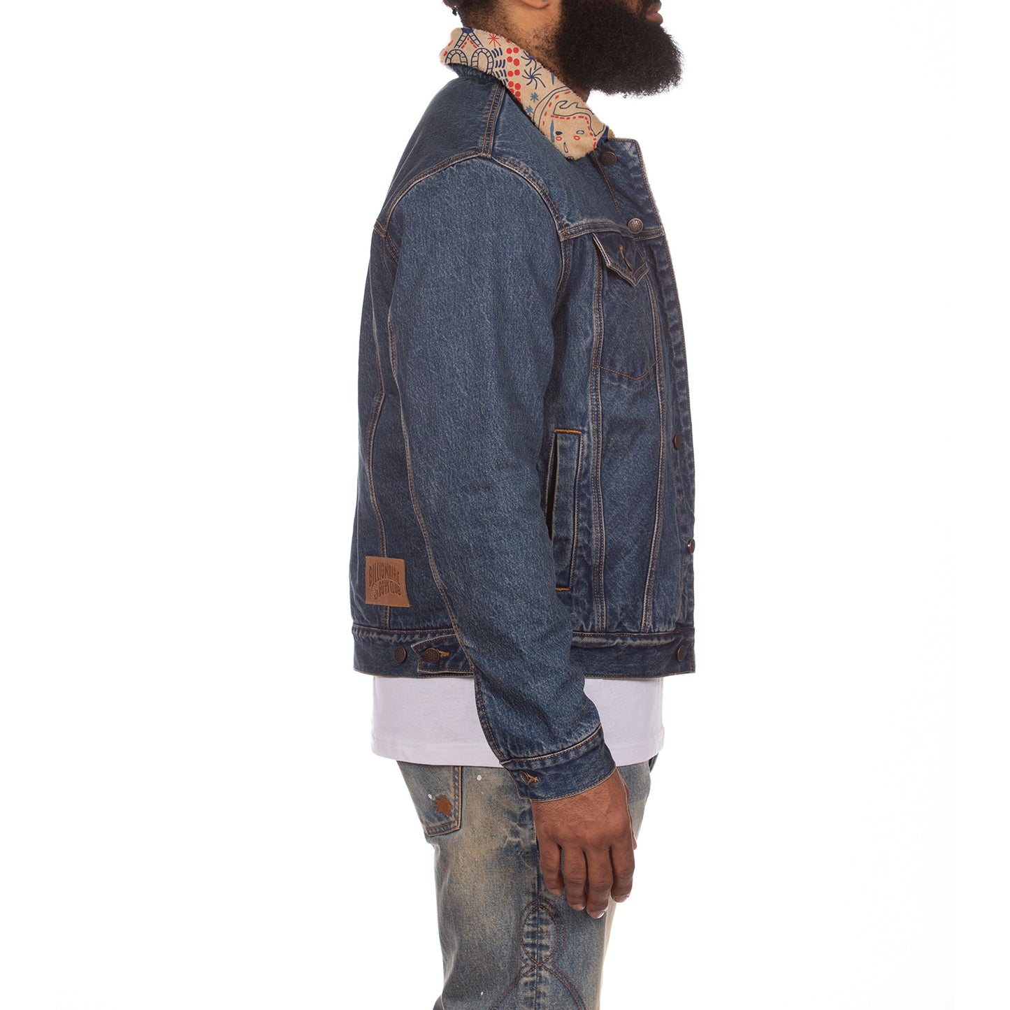 Billionaire Boys Club Clothing men jean jacket BB Loaded denim 841-8400