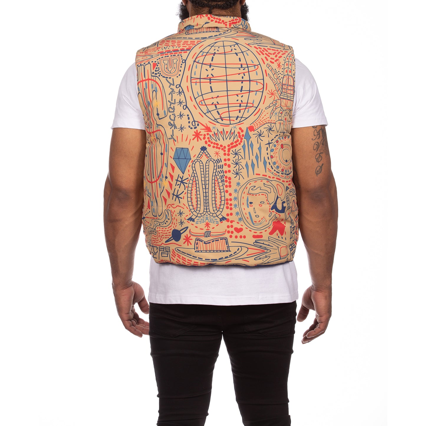 Billionaire Boys Club Men Reversible Vest -BB Canyon- Stylish & Versatile Outerwear 841-8403