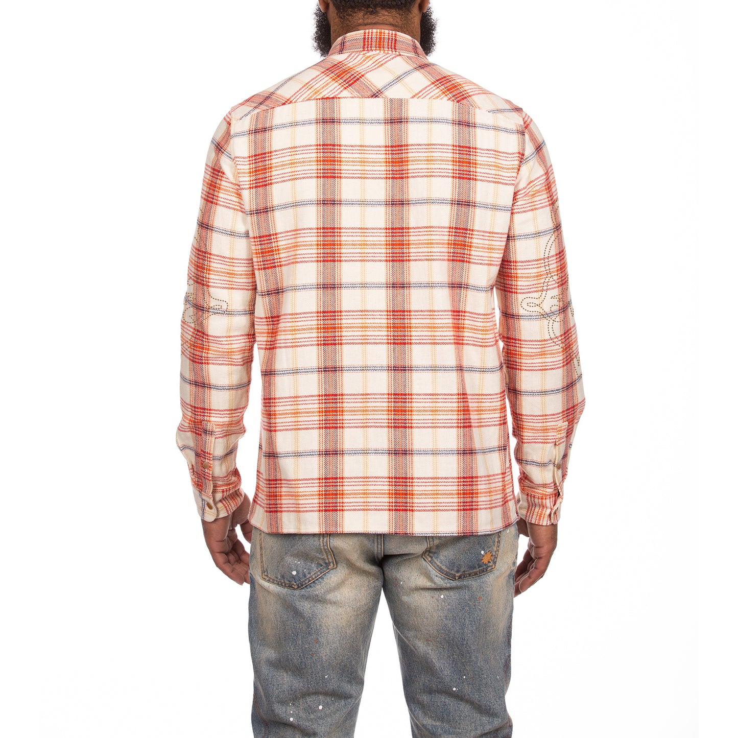 Billionaire Boys Club Mens Shirt - BB Tumbleweed LS Woven Button Up Flannel Shirt 841-8600