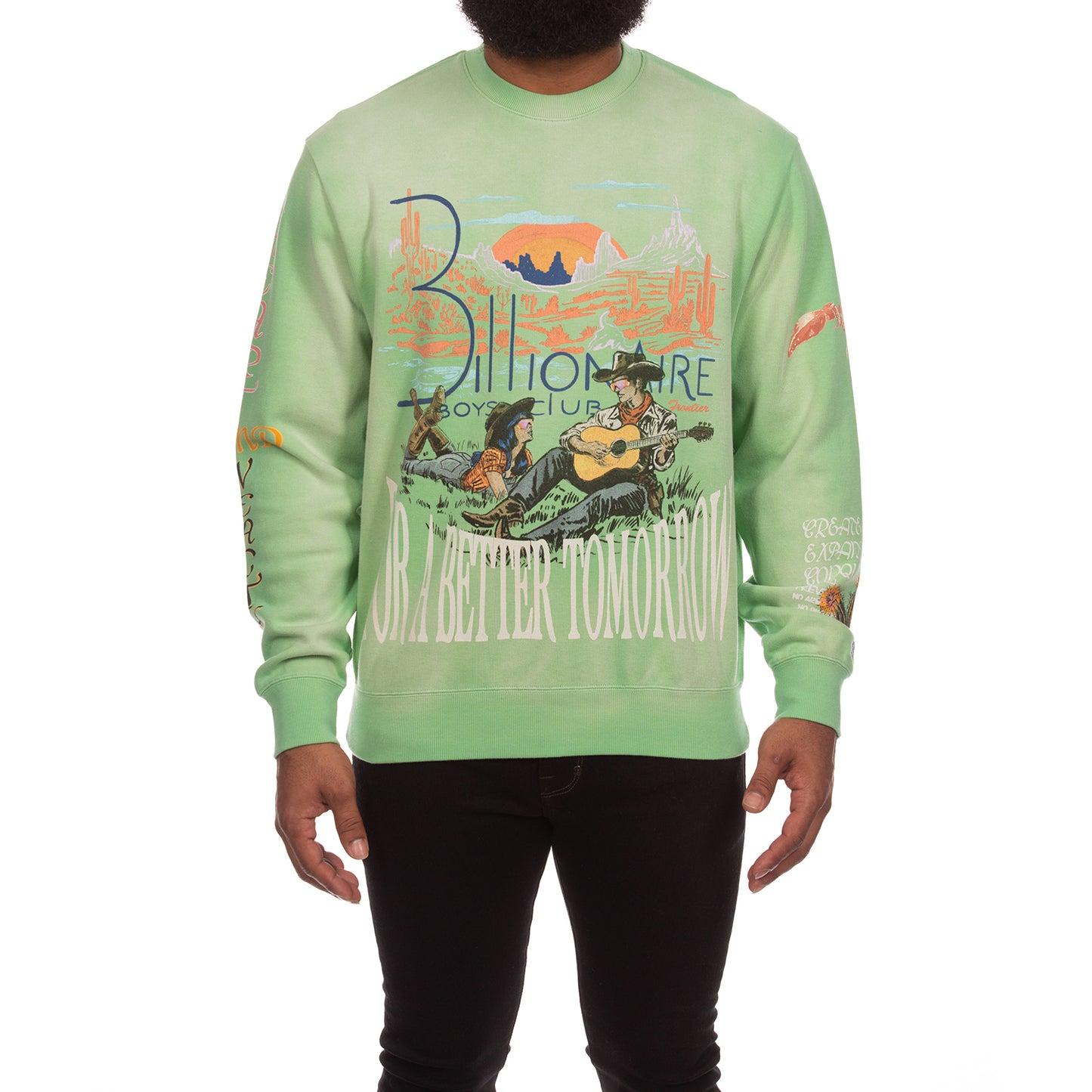 Billionaire Boys Club clothing men sweatshirt BB Tomorrow Sunset crewneck 841-9302