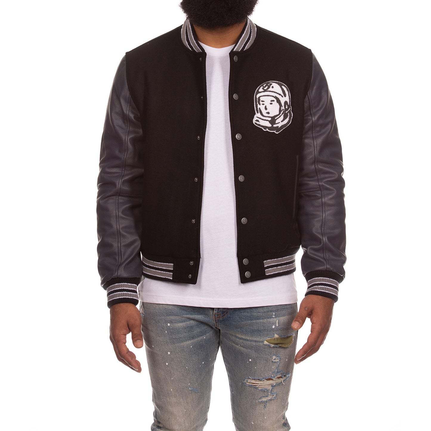 Billionaire Boys Club Varsity Jacket - Clothing Men BB Cadet Limited Edition Wool and Leather Bomber Coat 841-9401