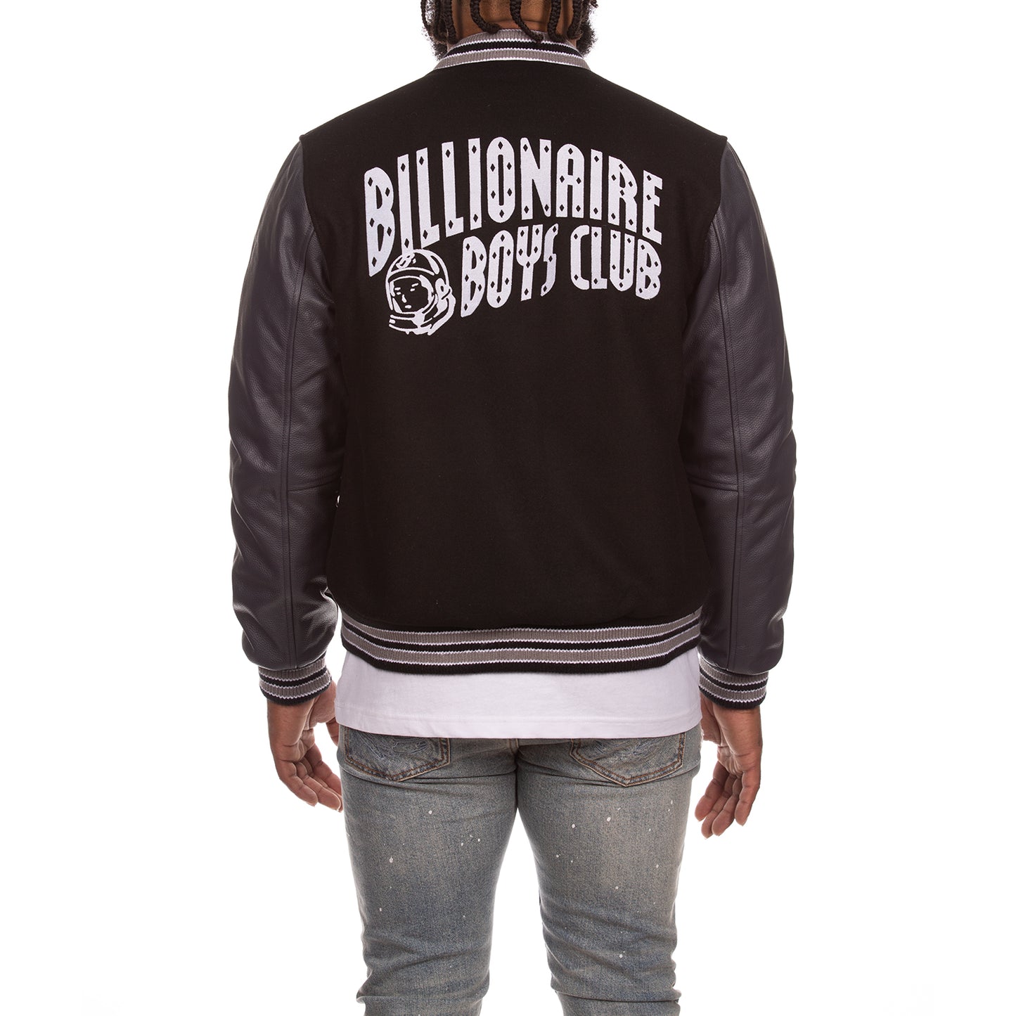 Billionaire Boys Club Varsity Jacket - Clothing Men BB Cadet Limited Edition Wool and Leather Bomber Coat 841-9401