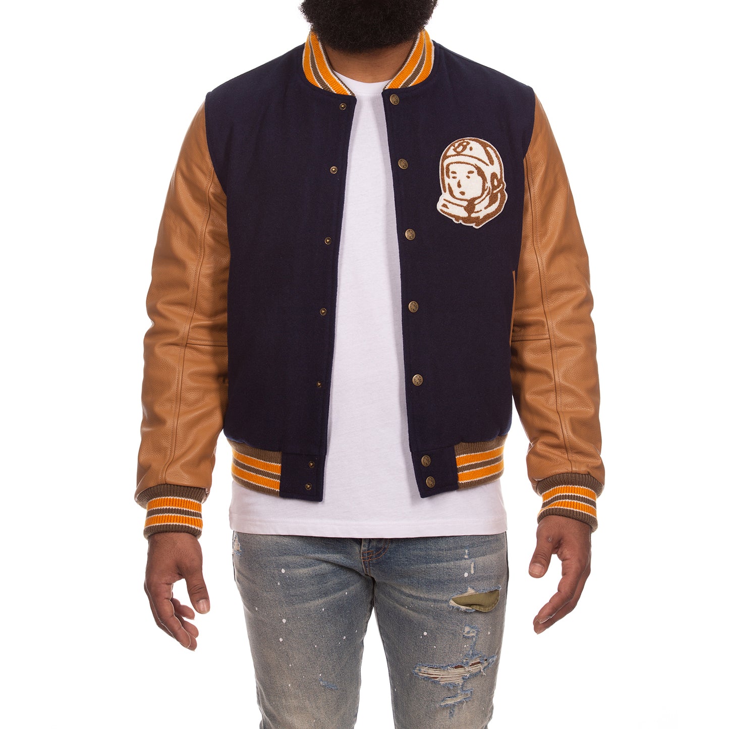 Billionaire Boys Club Varsity Jacket - Clothing Men BB Cadet Limited Edition Wool and Leather Bomber Coat 841-9401