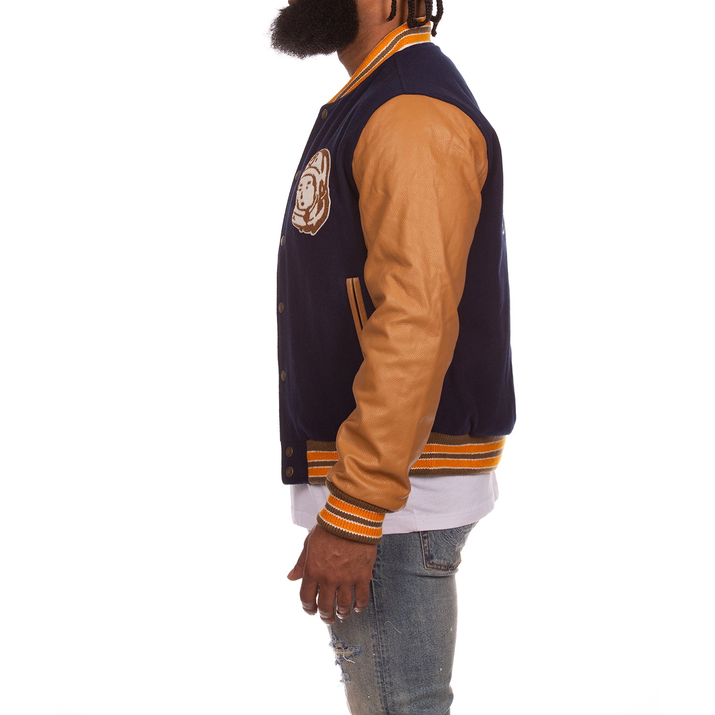 Billionaire Boys Club Varsity Jacket - Clothing Men BB Cadet Limited Edition Wool and Leather Bomber Coat 841-9401