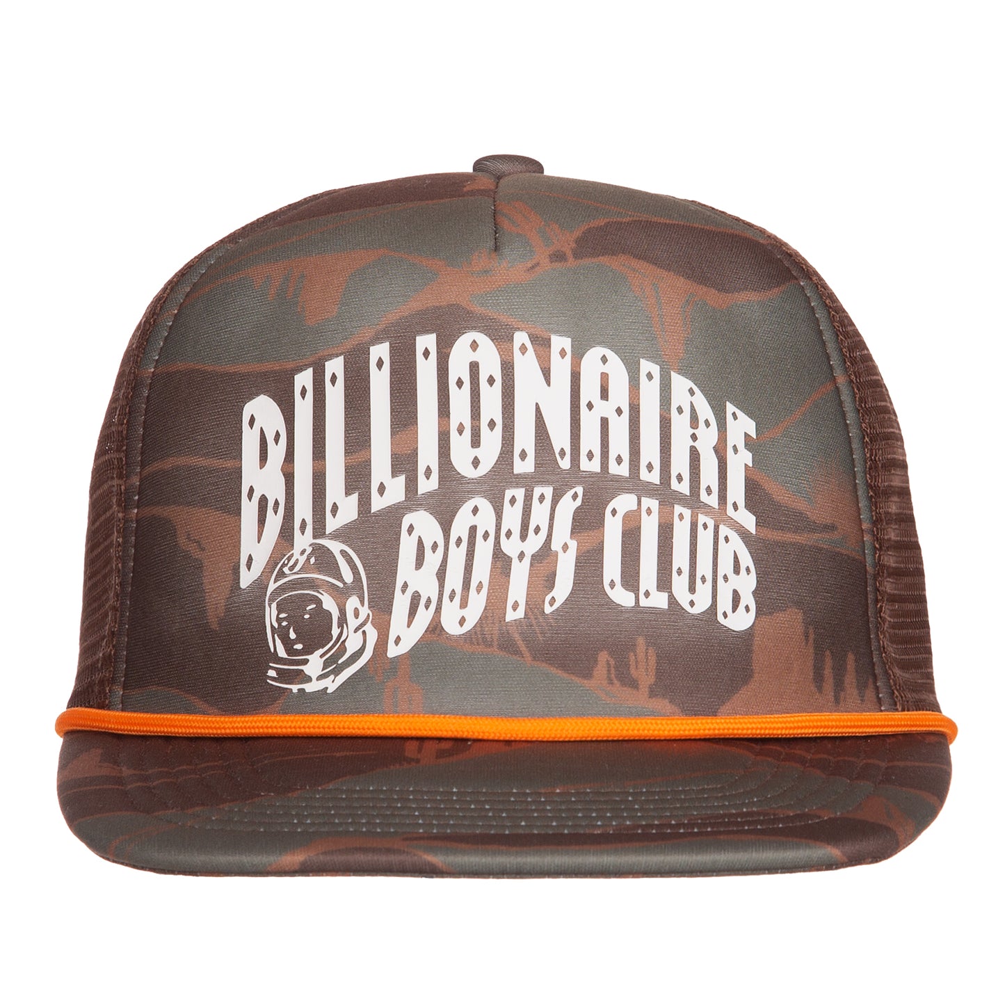 Billionaire Boys Club Trucker Hat – Camo Print Snapback Cap with Logo 841-9801