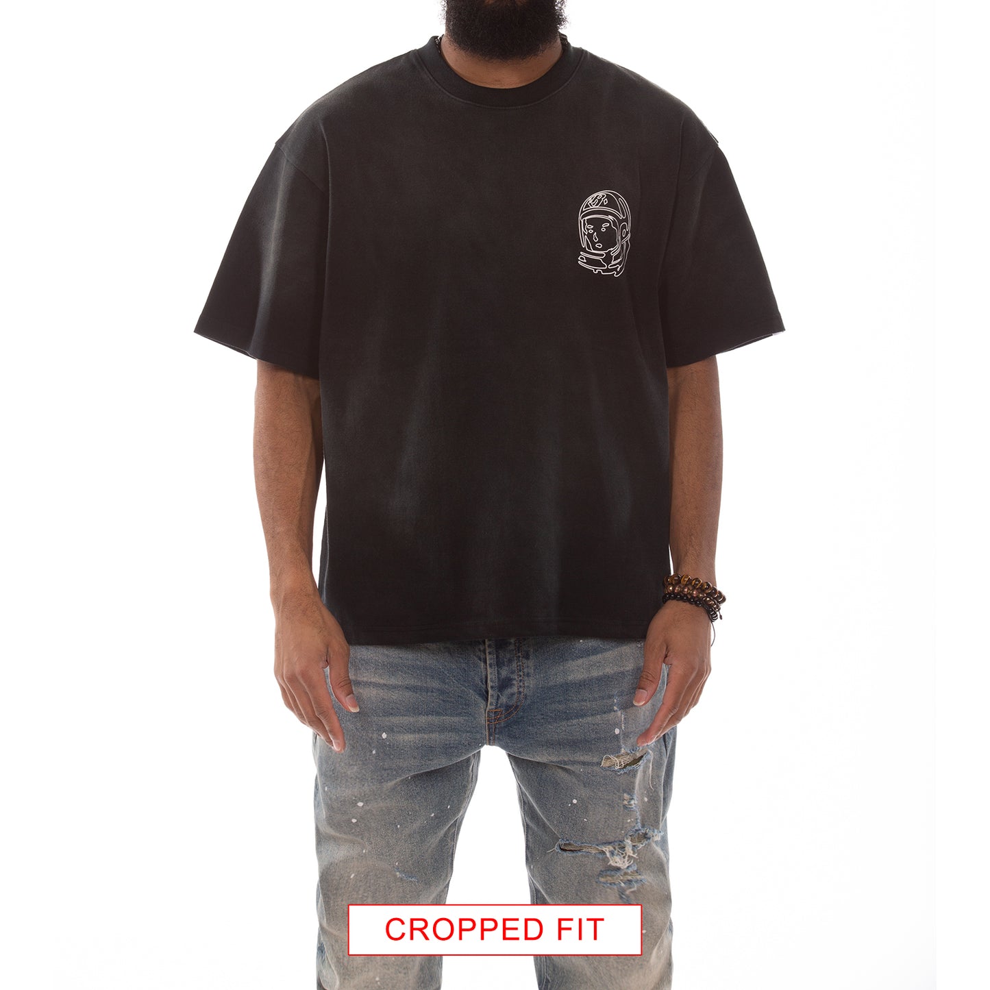 Billionaire Boys Club BB Faded Helmet SS Knit Cropped Fit