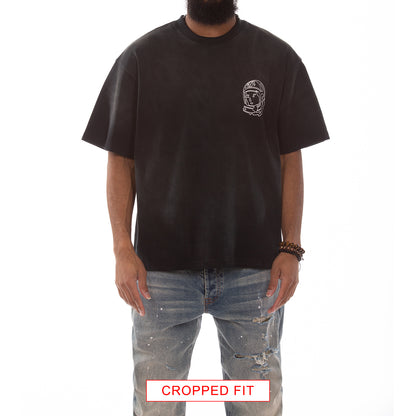 Billionaire Boys Club BB Faded Helmet SS Knit Cropped Fit