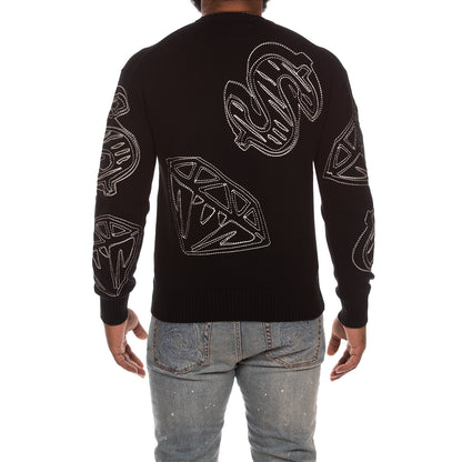 Billionaire Boys Club BB Diamond Dollar Sweater