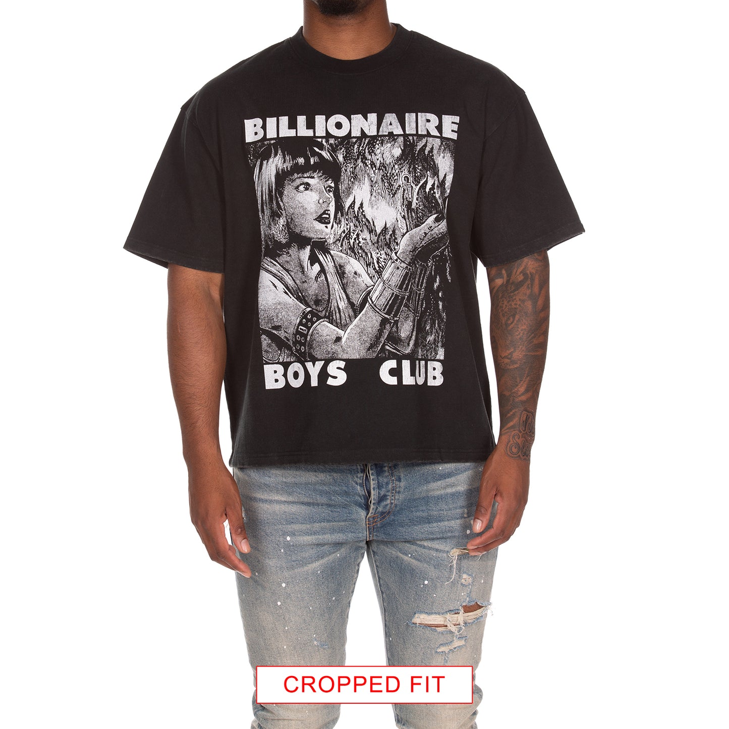 Billionaire Boys Club Tee BB Giant SS Knit Cropped Fit