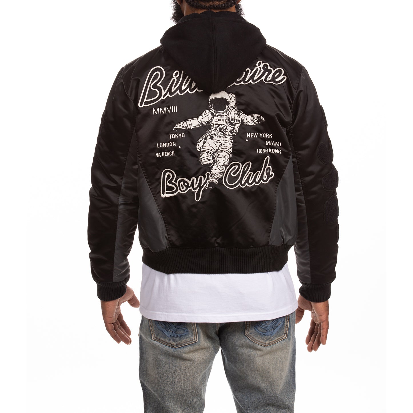 BILLIONAIRE BOYS CLUB CLOTHING MEN BB SPACE SUIT BOMBER JACKET