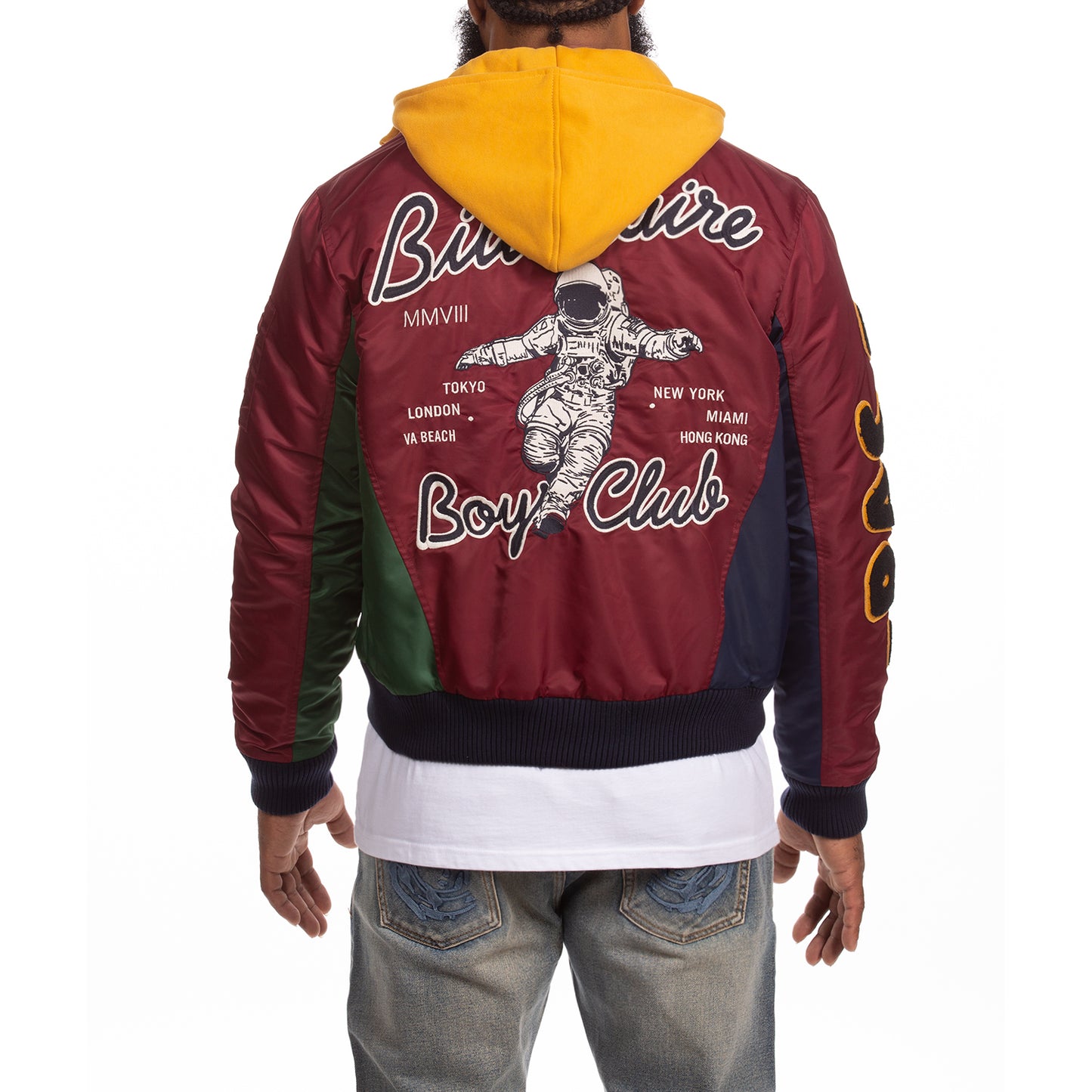 BILLIONAIRE BOYS CLUB CLOTHING MEN BB SPACE SUIT BOMBER JACKET