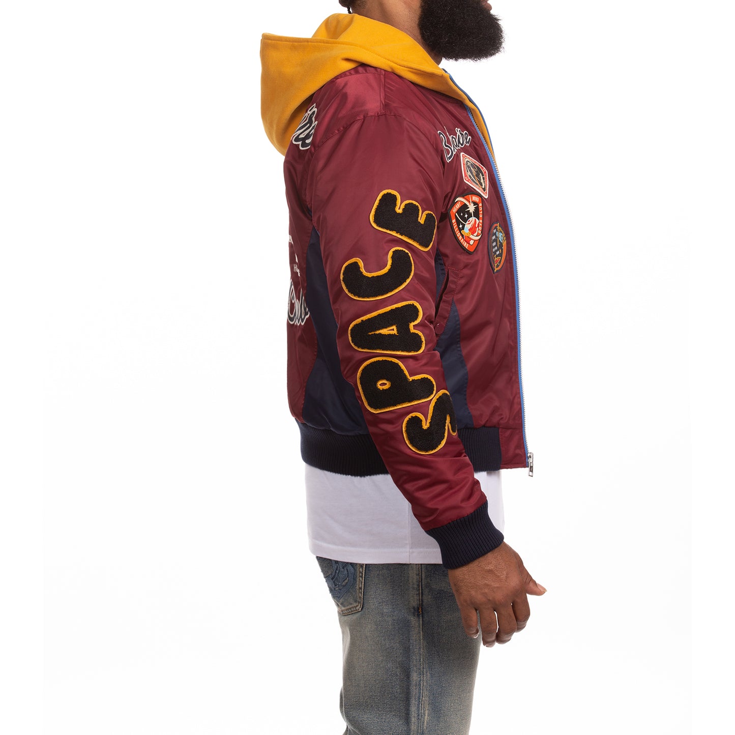 BILLIONAIRE BOYS CLUB CLOTHING MEN BB SPACE SUIT BOMBER JACKET