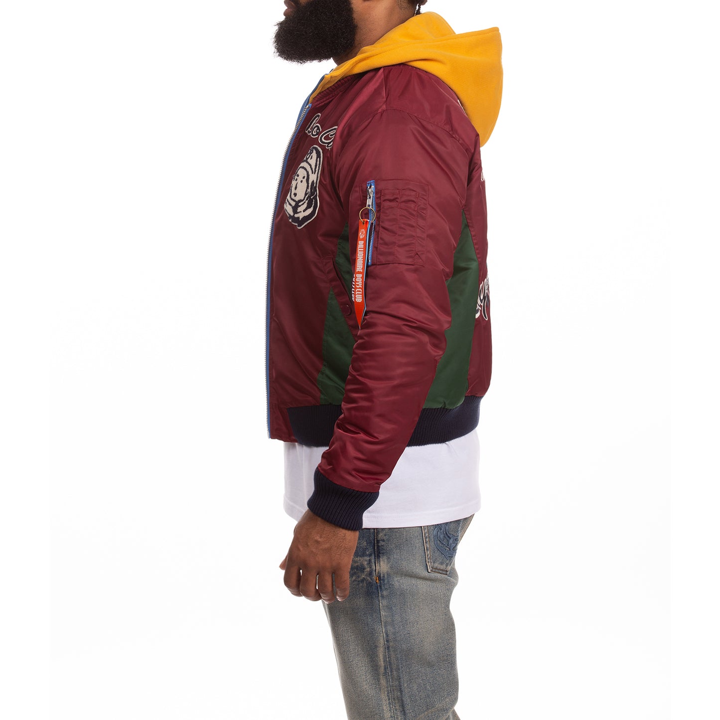 BILLIONAIRE BOYS CLUB CLOTHING MEN BB SPACE SUIT BOMBER JACKET