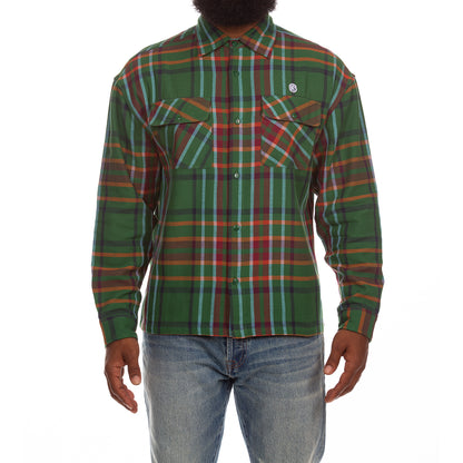 Billionaire Boys Club Plaid Shirt BB Moonshot LS Button Up Woven