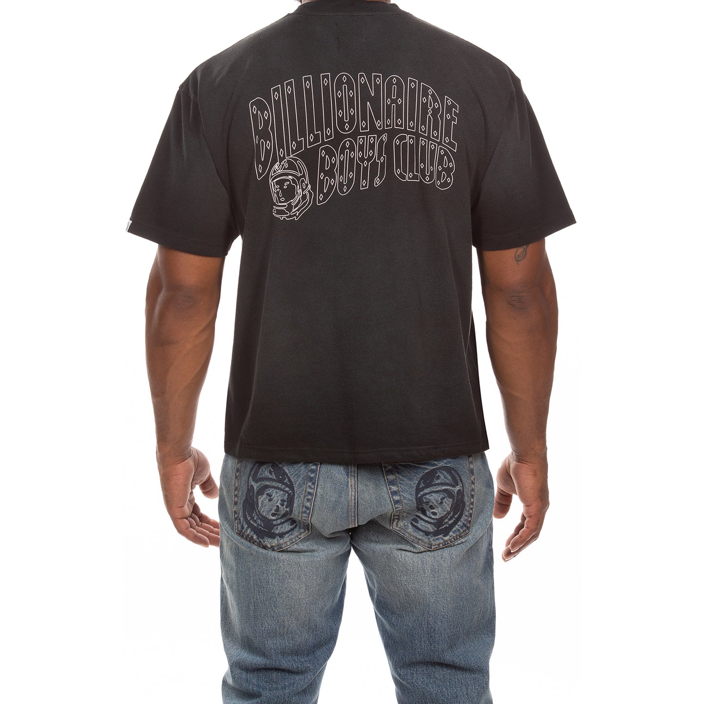 Billionaire Boys Club BB Faded Helmet SS Knit Cropped