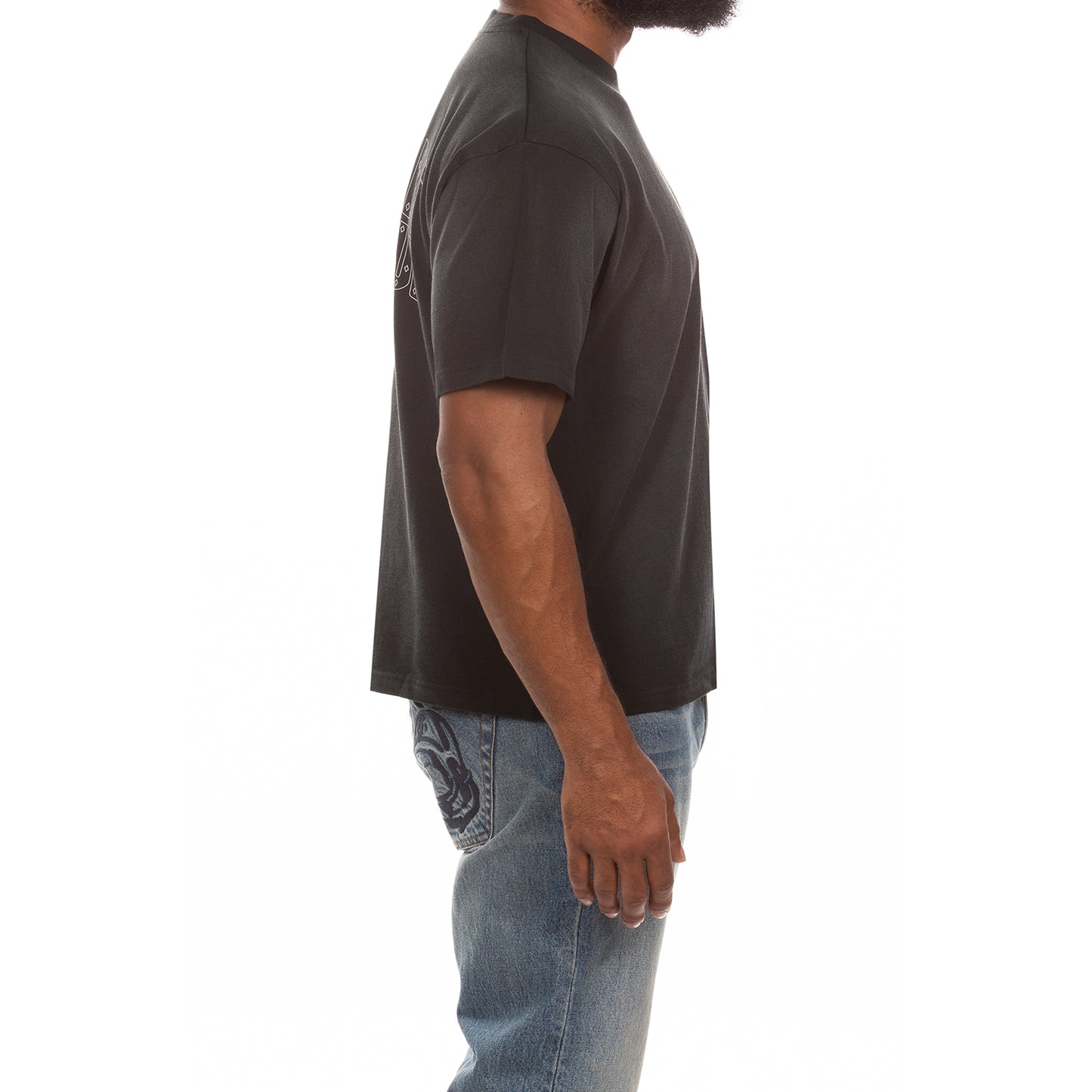 Billionaire Boys Club BB Faded Helmet SS Knit Cropped