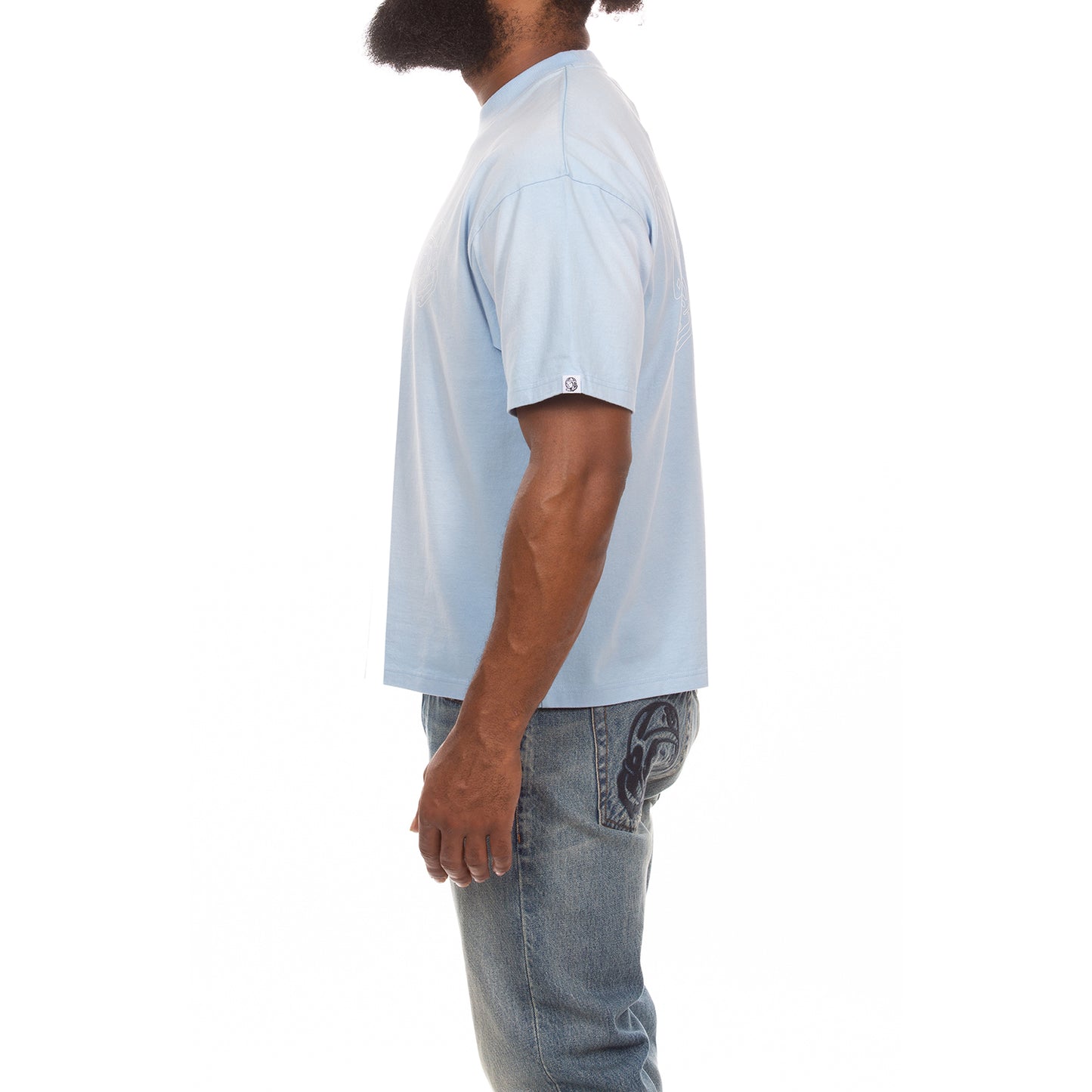 Billionaire Boys Club BB Faded Helmet SS Knit Cropped