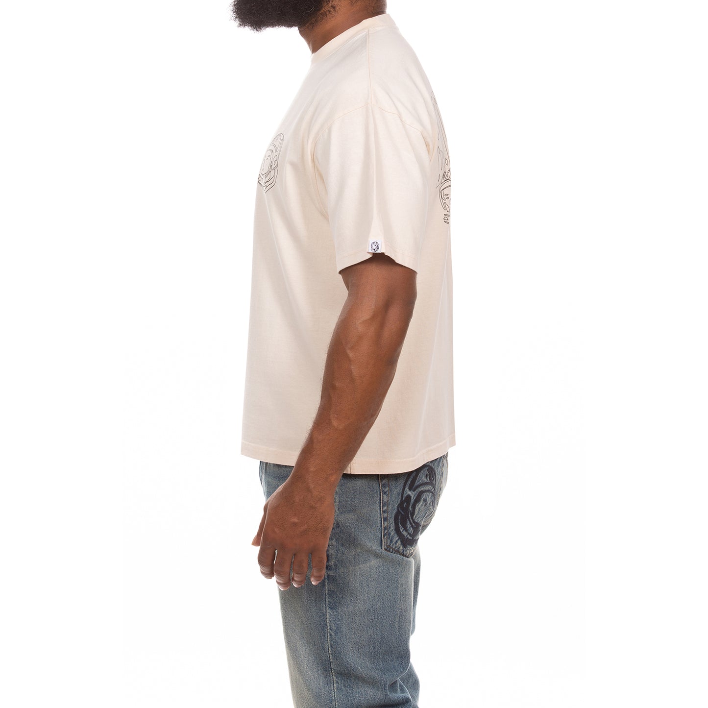 Billionaire Boys Club BB Faded Helmet SS Knit Cropped