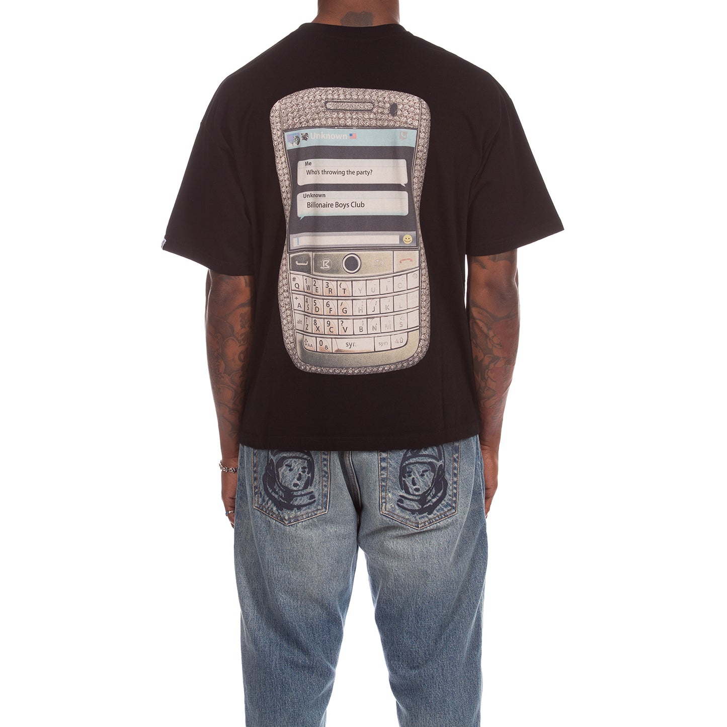 Billionaire Boys Club BB Text SS Knit Cropped Fit