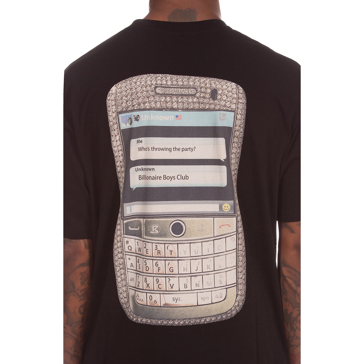 Billionaire Boys Club BB Text SS Knit Cropped Fit