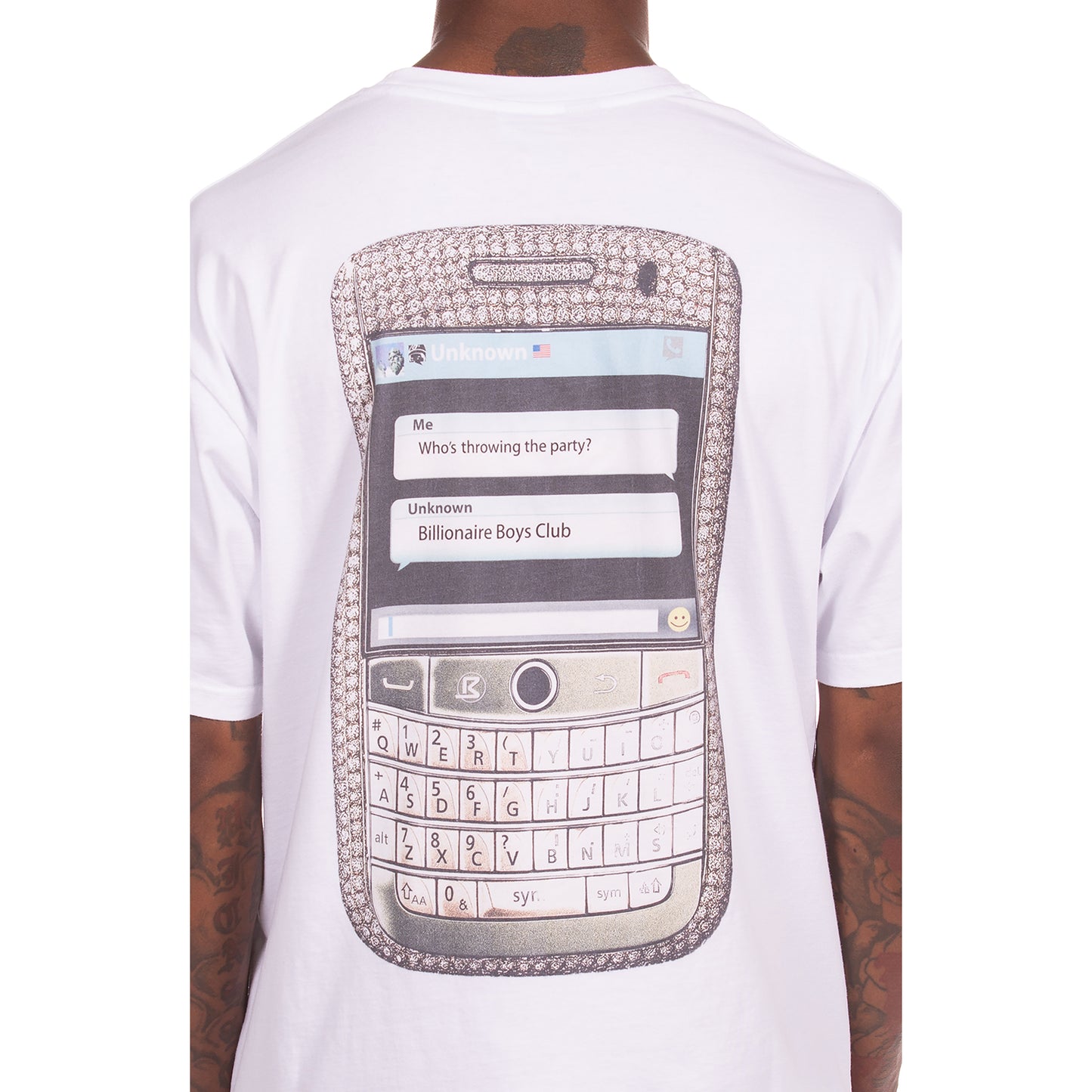 Billionaire Boys Club BB Text SS Knit Cropped Fit