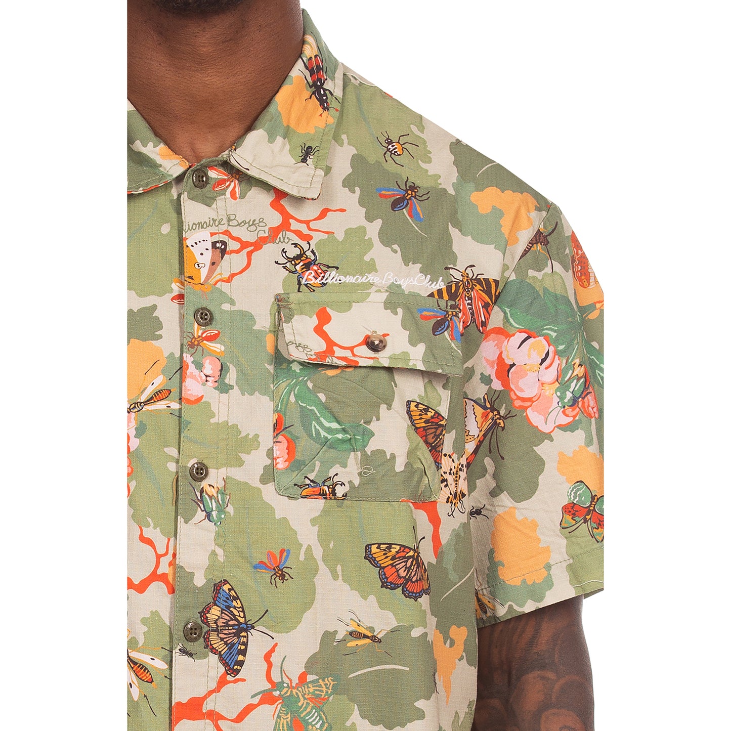 Billionaire Boys Club BB Foliage SS Woven Button up