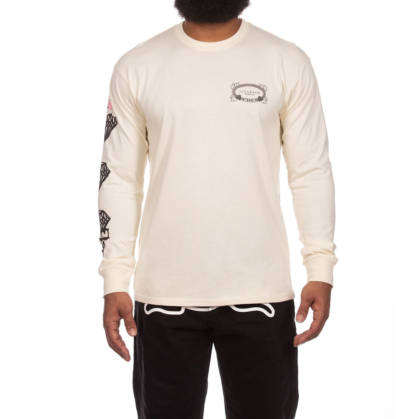 Icecream Billionaire Boys Club Mens GFH/GFW Long Sleeve Tee 441-8315