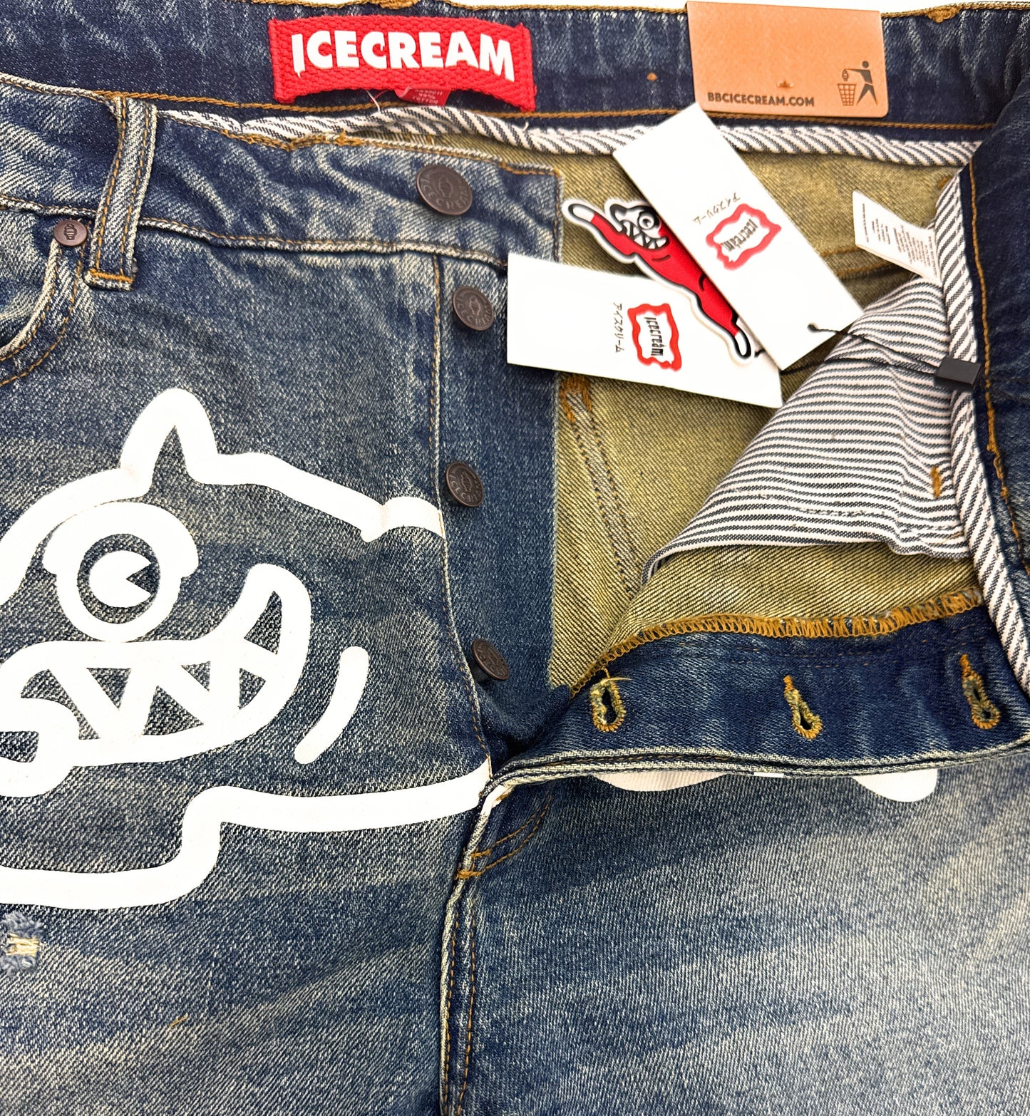 Icecream BBCIcecream Jeans Mechanic Denim Pants