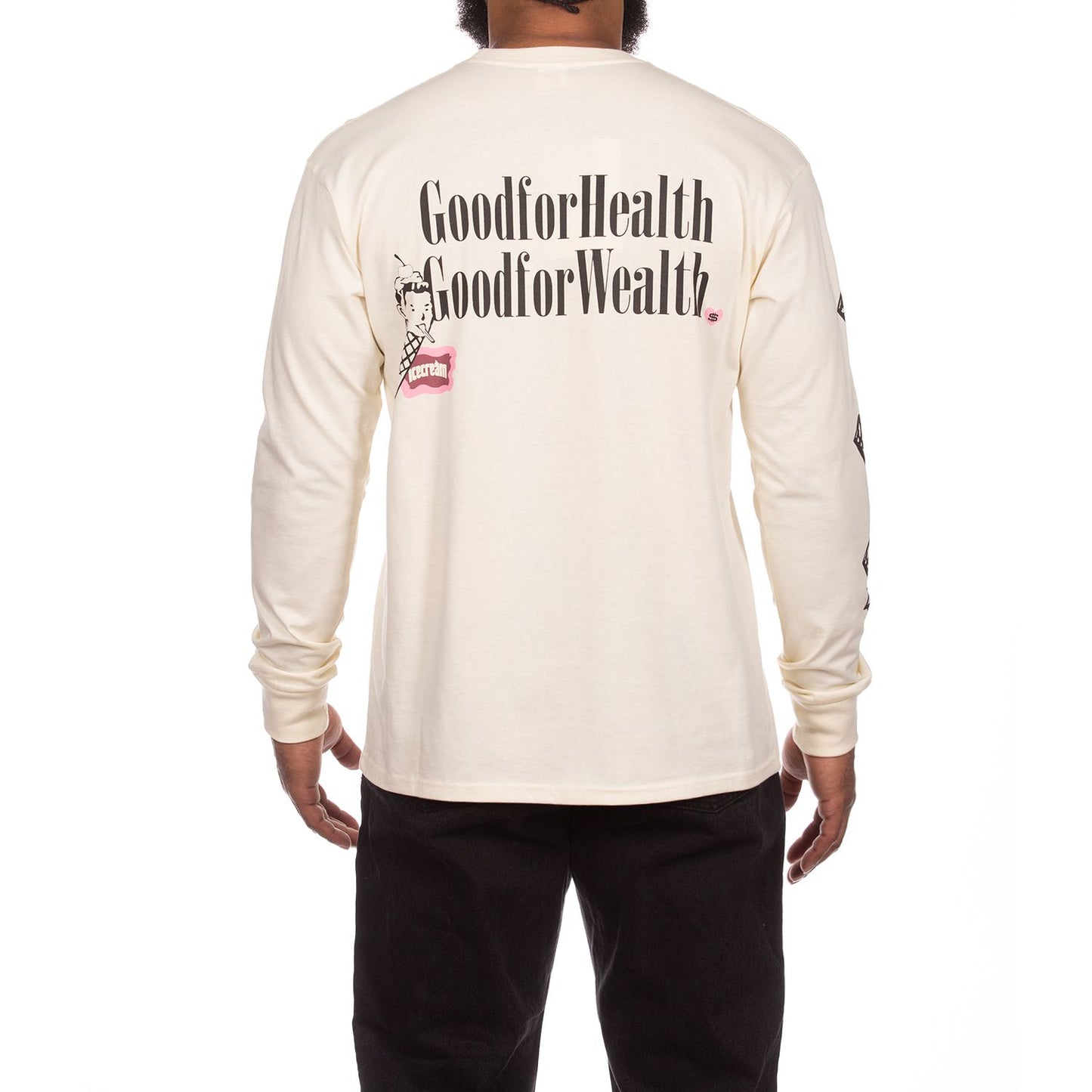 Icecream Billionaire Boys Club Mens GFH/GFW Long Sleeve Tee 441-8315