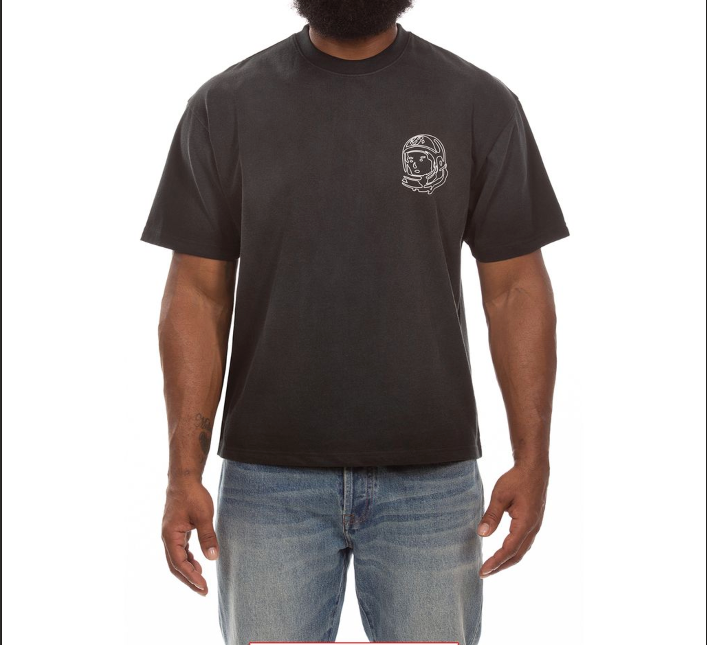 Billionaire Boys Club BB Faded Helmet SS Knit Cropped
