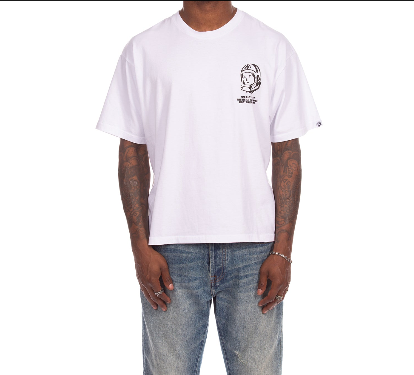 Billionaire Boys Club BB Text SS Knit Cropped Fit