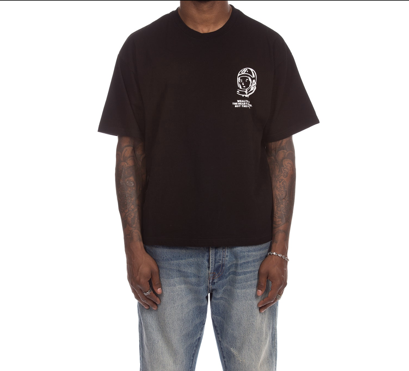 Billionaire Boys Club BB Text SS Knit Cropped Fit