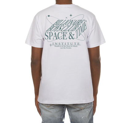 Billionaire Boys Club Clothing Men T-Shirt BB Space and Time Screen Printed Short Sleeve Crew Neck Tee