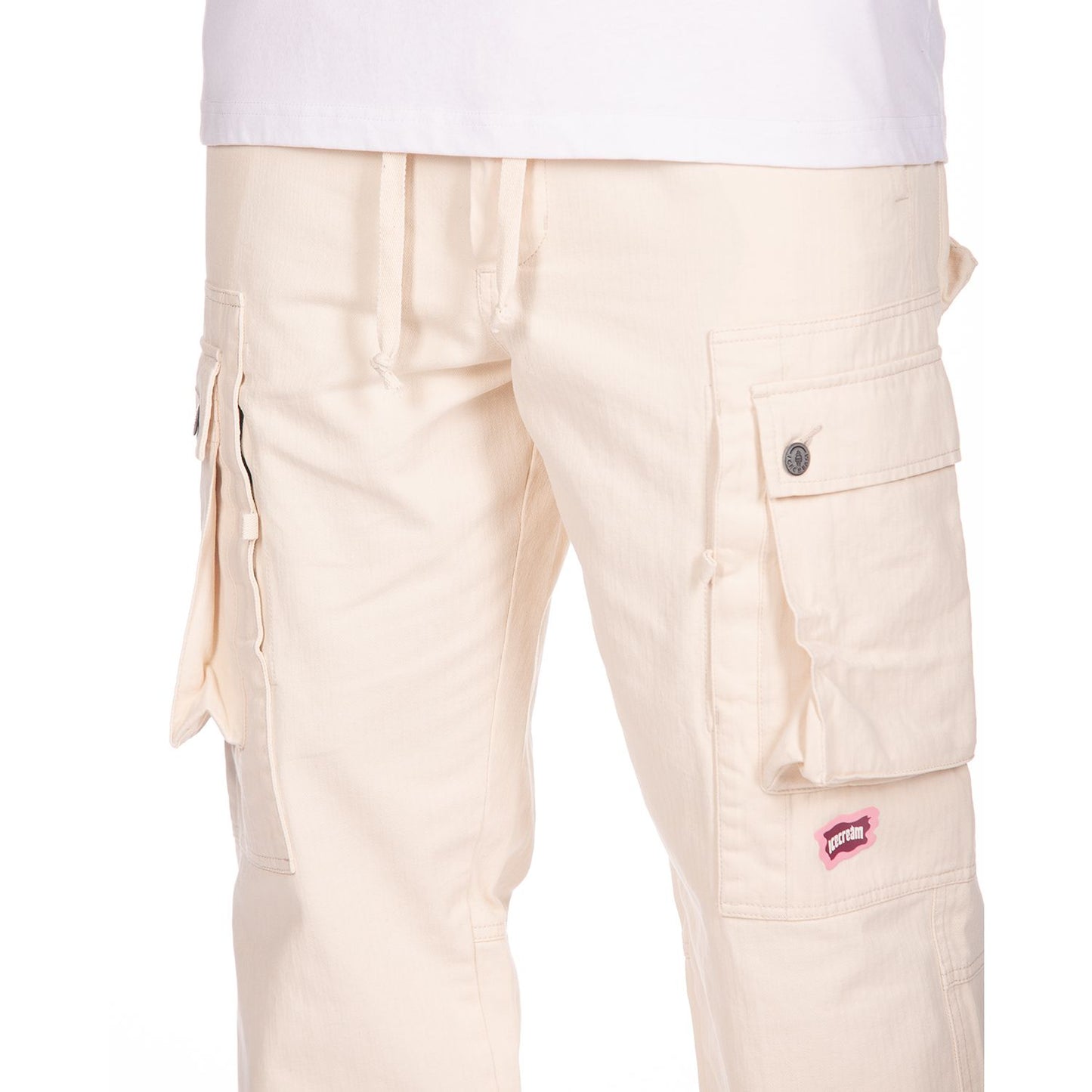 ICECREAM Billionaire Boys Club Clothing Men's Cargo Pants Blanco Cargo Pants 441-8106