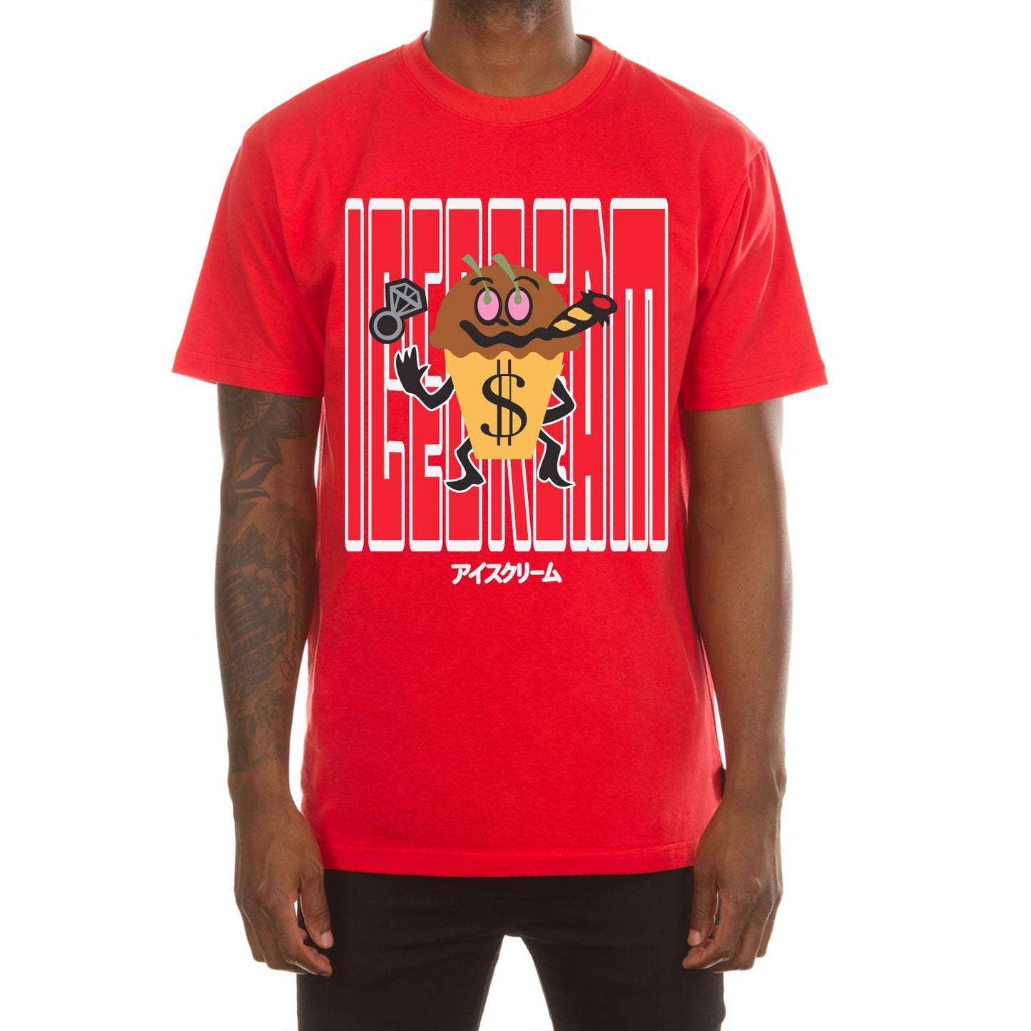 Icecream Billionaire Boys Club T-Shirt Men Smokey SS Tee 441-9210