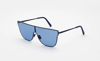 Retrosuperfuture Lenz Flat Top Blue Super Model Sunglasses Eyewear Unisex Glasses