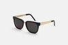 Retrosuperfuture People Francis Black Gold Super Model Sunglasses Eyewear Unisex Glasses