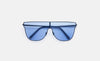 Retrosuperfuture Lenz Flat Top Blue Super Model Sunglasses Eyewear Unisex Glasses