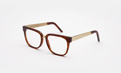 Retrosuperfuture People Francis Havana Clear Lens Super Model Sunglasses Eyewear Unisex Glasses