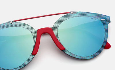 Retrosuperfuture Tuttolente Giaguaro Tempo Blue Super Model Sunglasses Eyewear Unisex Glasses