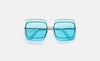 Retrosuperfuture  Gia Baby Blue Bliss Silver Super Model Sunglasses Eyewear Unisex Glasses