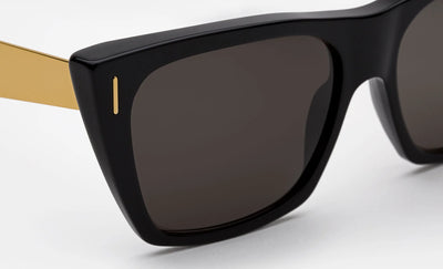 Retrosuperfuture Oki Francis Black Gold Super Model Sunglasses Eyewear Unisex Glasses