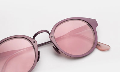 Retrosuperfuture Panama Synthesis Pink Metal Super Model Sunglasses Eyewear Unisex Glasses