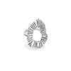 Ciclón"Malva" Gorgeous Women’s Collection Silver Plated Adjustable Statement Ring Delicate Handmade Fashion Jewellery for Girls