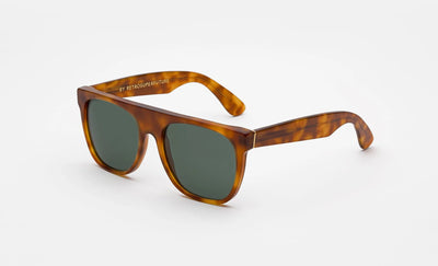 Retrosuperfuture Flat Top Light Havana Super Model Sunglasses Eyewear Unisex Glasses
